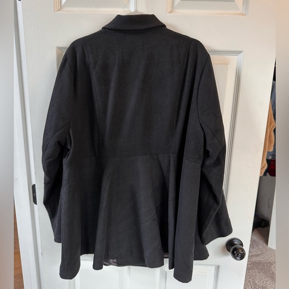 NWT Torrid wool peplum peacoat - Picture 2 of 5